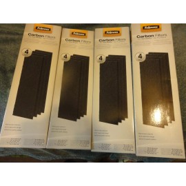 Fellowes 1 CASE 4-(4 packs) 16 total Fellowes CRC93240 AeraMax Carbon Replacement Filters