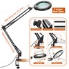 VEEMAGNI 5 Inch Large Magnifying Glass with Light and Stand,