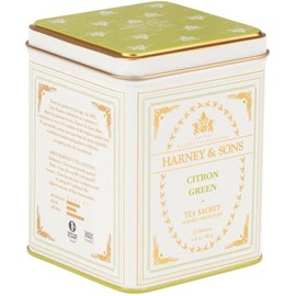 Harney & Sons Citron Green Tea, White, 20 Count (Pack of 1)