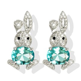 Easter Earrings for Women Bunny Earrings Rabbit Stud Earring Peeps Decorations Cute Easter Basket Stuffers Jewelry Gifts