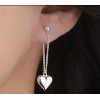 Unbranded Heart Pendant Dangle Earrings