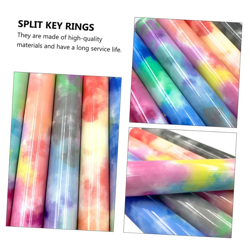 COHEALI 6pcs Heat Transfer Vinyl for DIY Projects Rainbow Cloud