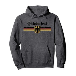 OKTOBERFEST Deutschland German Flag Banner Eagle Coat of Arm Pullover Hoodie