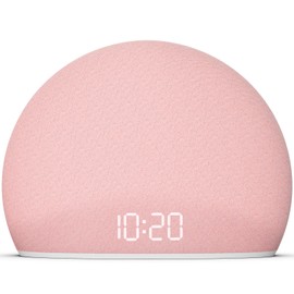 Housbay Sunrise Alarm Clock, White Noise Sound Machine, Cozy Light, Nature Sounds, Dimmable Clock, Gentle Wake Up, Regular Sleep-Wake Routine, Phone-Free Bedroom - Pink
