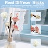 10 Pcs Reed Diffuser Sticks, Natural Rattan Hand Made Flower