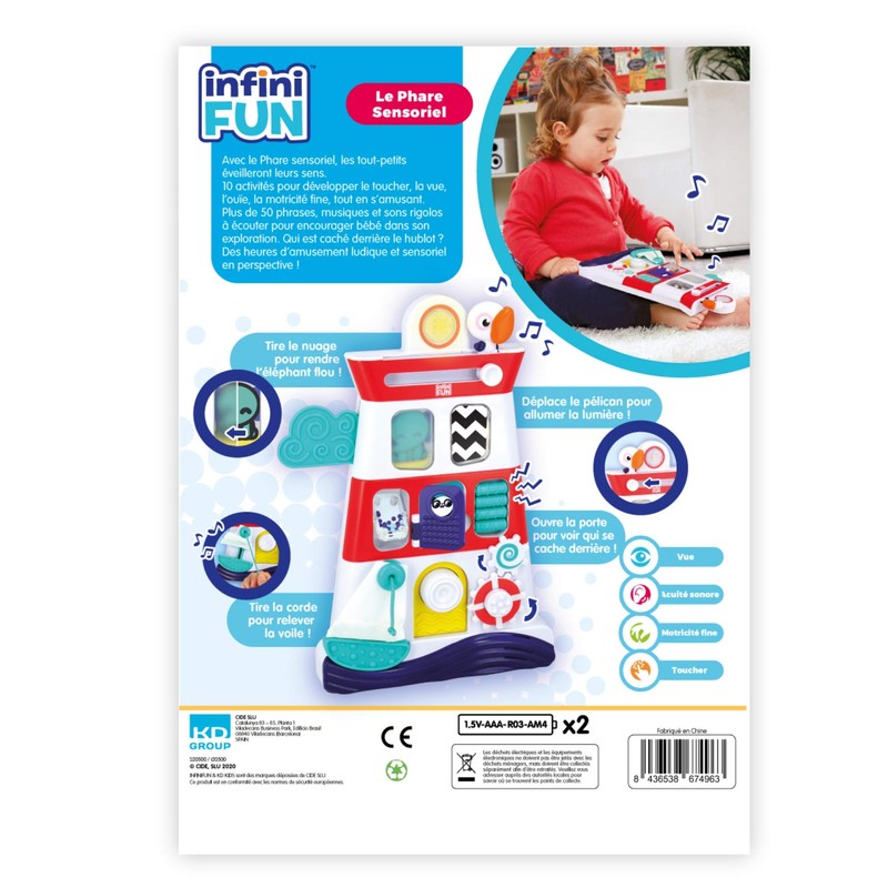 Infini Fun, The Sensory Lighthouse Awakening Toys and Sensors Textures