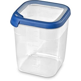Curver KETER Reinforced Container, Dark Blue, Eco Line, Square, Large (6.2 L), Food Container