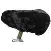 Harrys-Collection Merino Lambskin Bicycle Saddle Cover, black