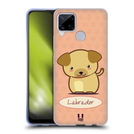 Head Case Designs Labrador Wunderhund Soft Gel Handyhülle Hülle kompatibel mit Realme C15