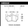 Hawk Performance HB502Z.606 Performance Ceramic Brake Pad