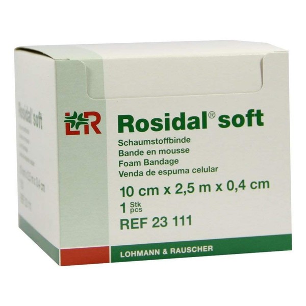ROSIDAL Soft Bandage 10 x 0.4 cm x 2.5 m Pack of 1