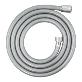 GROHE VitalioFlex Trend - Smooth Shower Hose 2 m (Tensile Strength 50 kg, Pressure Resistance Up to 5 Bar, Heat Resistance 70°C, Universal Connection G 1/2'' x 1/2''), Chrome, 22113000