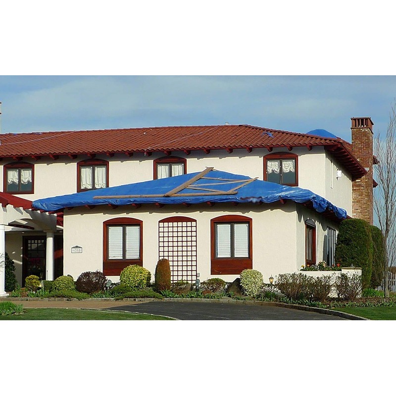 Kotap TRA-2020 Waterproof All-Purpose Multi-Use Protection/Coverage 5-mil Poly Tarp, Cut