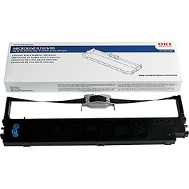 Oki Dot Matrix Ribbon - Black - 1 Each - 8 Million Characters - 1 Each