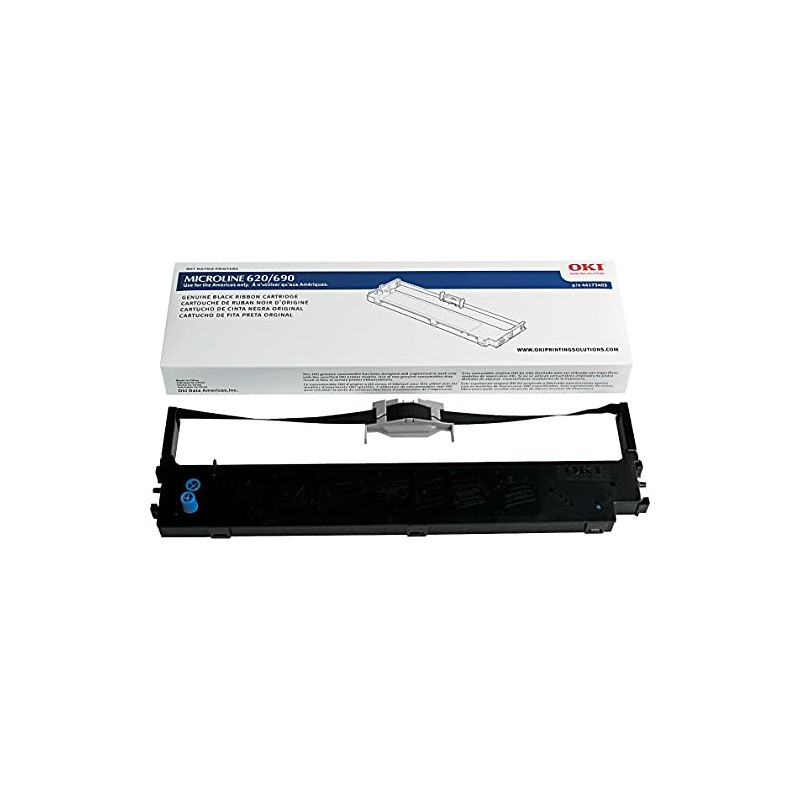 Oki Dot Matrix Ribbon - Black - 1 Each -
