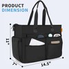 OUUTMEE Utility Tote Bag for Women, Multi Pockets Shoulder Bag