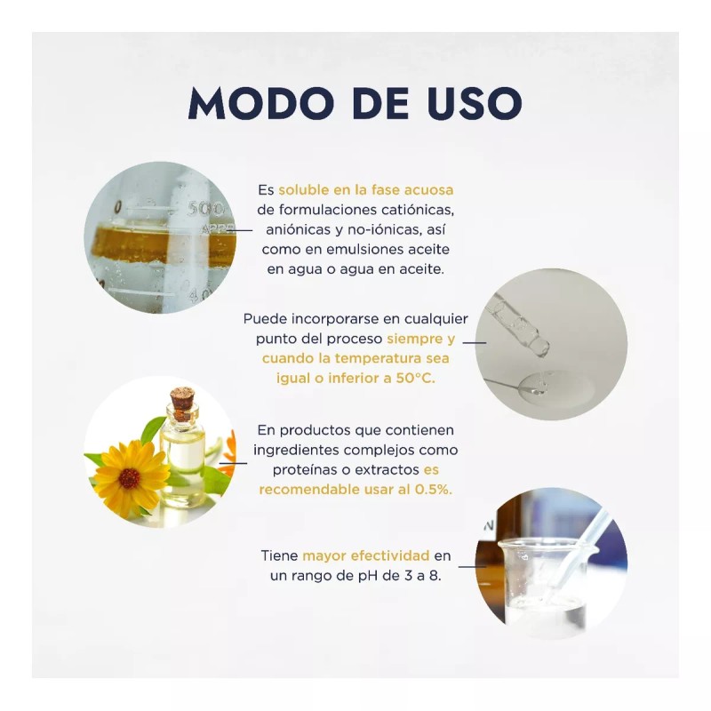 HEBBE COSMETICS CSVD8 Conservador Cosmético De Amplio Uso Germall Plus