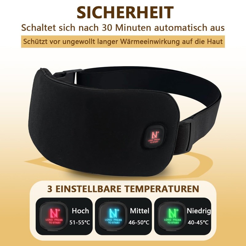 AROMA SEASON Wärmegürtel BASIC, Perioden Menstruations Wärmegürtel, Heizgürtel To Go