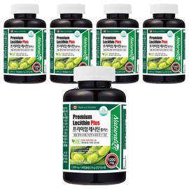 Naturalize Premium Lecithin Plus, 180 tablets, 5 units / 네추럴라이즈 프리미엄 레시틴플러스, 180정, 5개