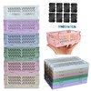 Ncrgb Folding Storage Basket, Small Stackable Folding Boxes, Storage Baskets