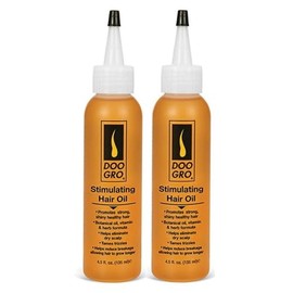 Doo Gro Stimulating Growth Oil, 4.5 fl oz (Pack of 2) - Moisturizes dry scalp, Lightweight, non-greasy formula for daily use
