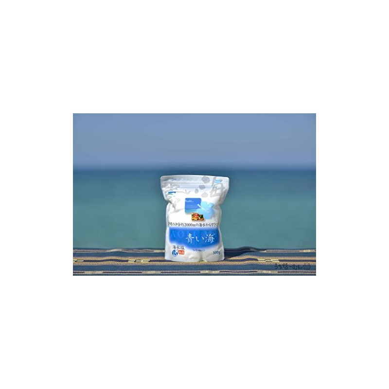 Okinawan Sea Salt Blue Sea, 17.6 oz (500 g), 1