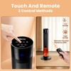 Portable 1500W Space Heater with Fireplace,70° Oscillating PTC Ceramic Tower