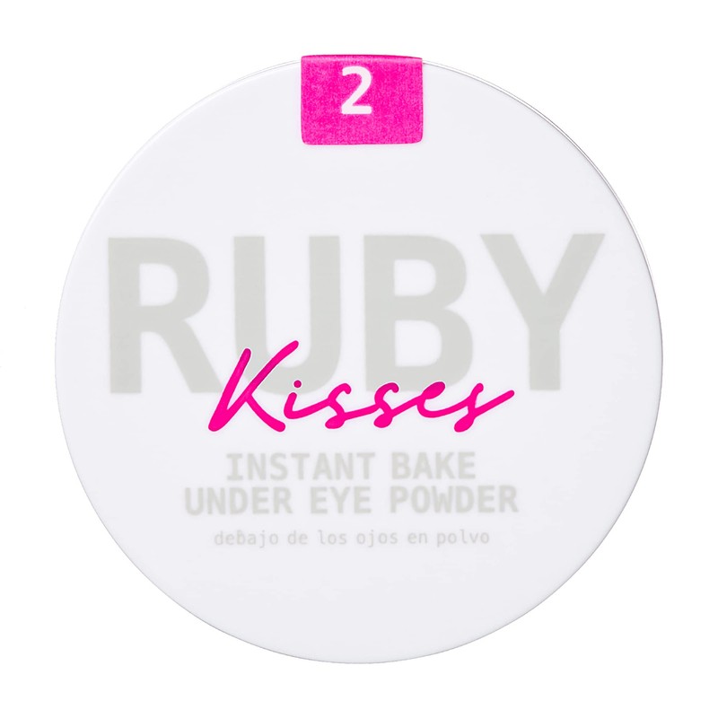 Ruby Kisses Instant Bake Undereye Powder - Vegan, Cruelty Free