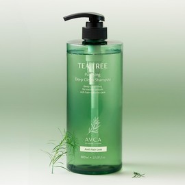 Abka Tea Tree Deep Clean Hair Loss Relief Shampoo 800ml / 아브카 티트리 딥 클린 탈모증상완화 샴푸 800ml
