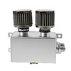 POSENG Universal Aluminum AN10 1.2L Twin Baffle Dual Filter Engine