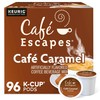 Cafe Escapes Cafe Caramel, Keurig Single-Serve K-Cup Pods, 96 Count