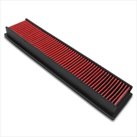 Red Reusable&Washable High Flow Drop-in Air Filter Compatible with Peugeot/Citroen 1.6L L4