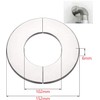 Beekeg Stove Pipe Rosette, Cover Rosette Stainless Steel, Pipe Collar,