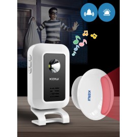 Universal Wireless Driveway Alarm Infrared Motion Sensor Home Garage Alert Security System