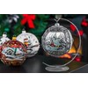 Polish Gallery Glass Ornament Display Stand Holder 7 inch Tall