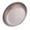 Pure Titanium Saucer Dishes Outdoor Tableware Camping Hiking Plates Cutlery