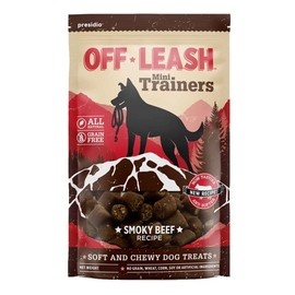 Off-Leash, Mini Trainers Smoky Beef Dog Treats, 12 Ounce