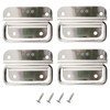 Runseaway 4PCS 3 Inch Stainless Steel Chest Handles, Hidden Folding