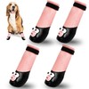ideaspark Dog Shoes Boots Booties Cute Paw Protectors with Adjustable