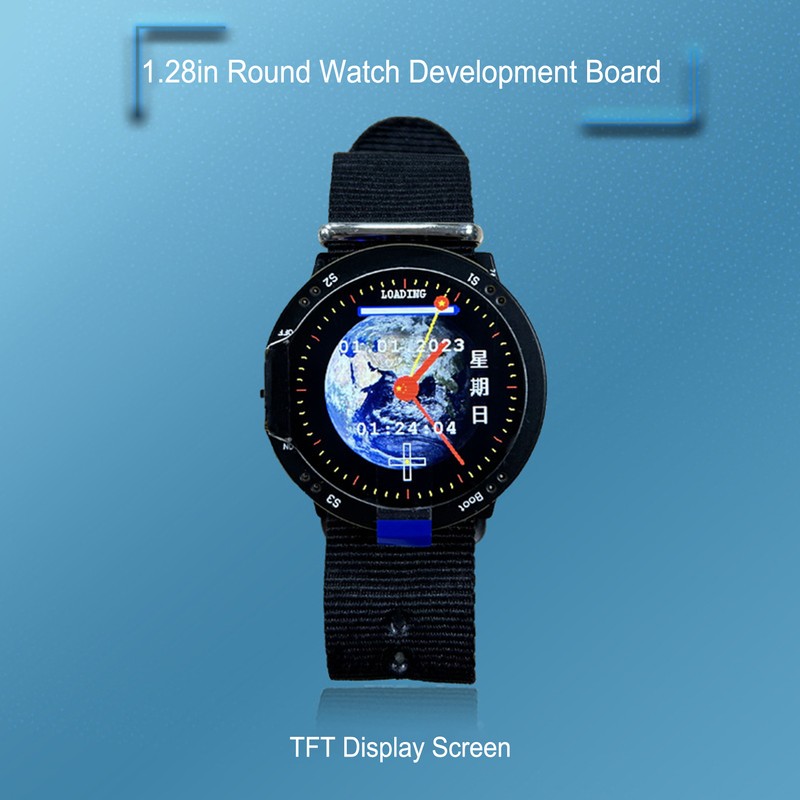 Round Watch Development Board 1.28in TFT Display DIY Smartwatch Development