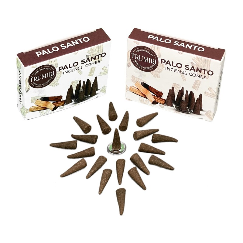 Palo Santo Incense Cones - Total 20 Cone Incense -