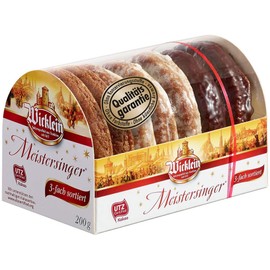 Wicklein Meistersinger sortiert Lebkuchen 200g (Lebkuchen assort. 7oz)