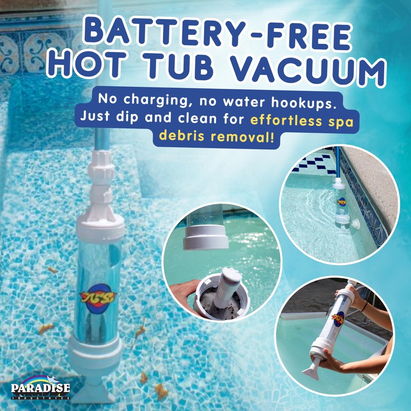 Rola-Chem 6250 Paradise Power Spa Vacuum – Manual Spa Vac