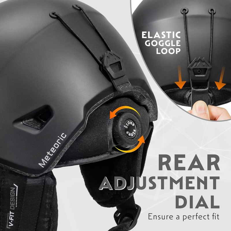 STOMP Ski & Snowboarding Snow Sports Helmet for Men &