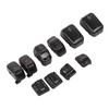XMMT Black Hand Control Switch Housing Caps Fit for Harley