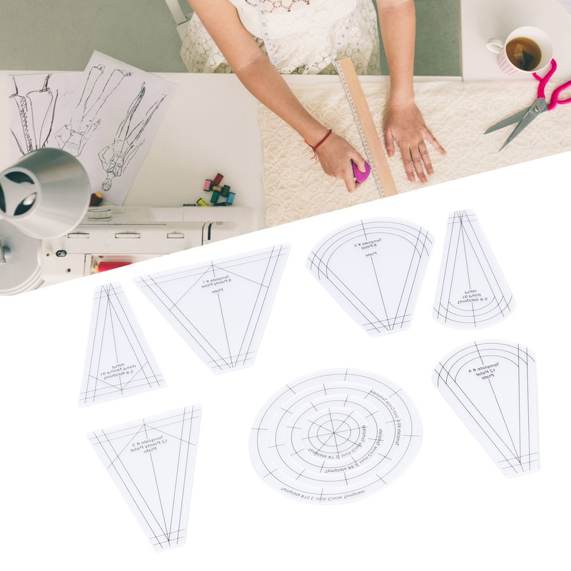 Quilting Rulers Shaped Patch Work Template Tool Ruler DIY Transparent