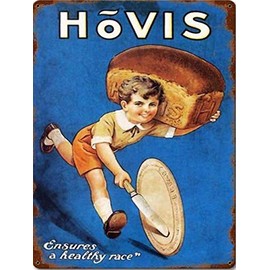 Bread - Metal Tin Plaque Wall Sign Shabby Chic Retro Art 8" x 6" Metal Sign