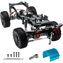 Metal RC Body Chassis Frame 1/12 4WD Frame Kit, Compatible with 1/16 WPL C14 C24 RC Car Upgrade Parts