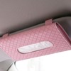 Car Tissue Holder, Car Visor Tissue Holder, PU Leather Car
