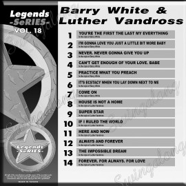 LEGENDS KARAOKE CDG DISC BARRY WHITE STANDARDS,OLDI